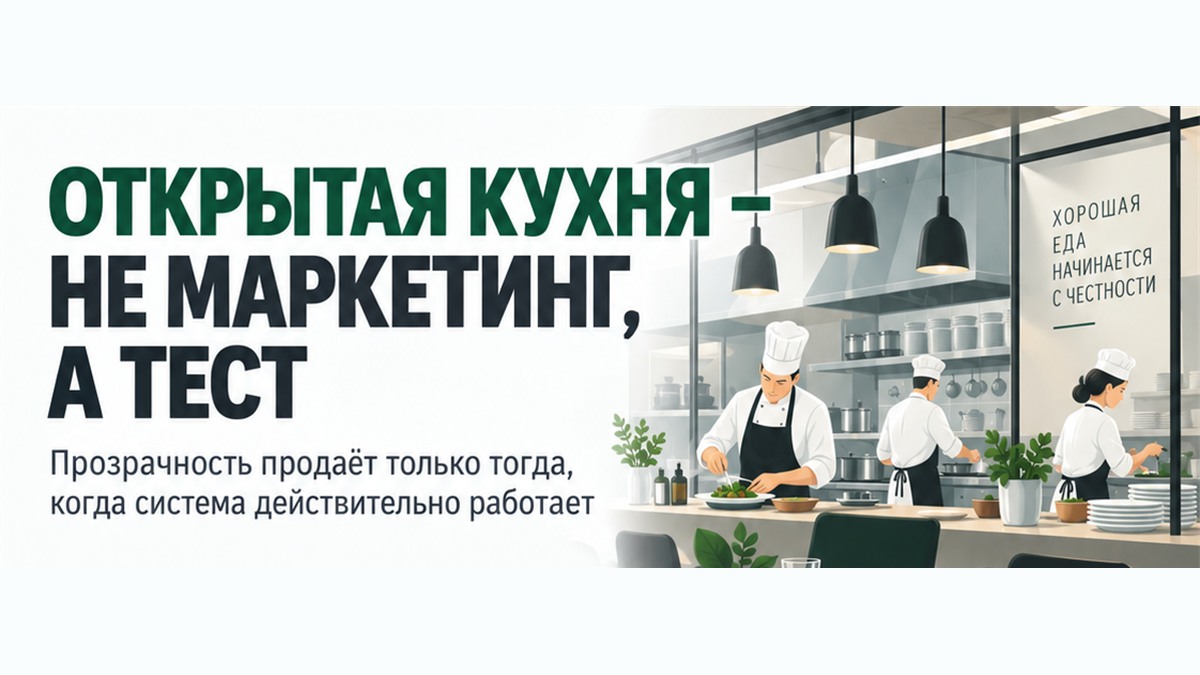 Кухня напоказ